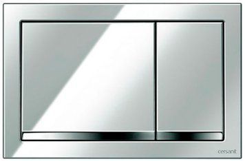 Змивна клавіша Cersanit Hi-Tec Enter, хром (0067216) 0067216 фото