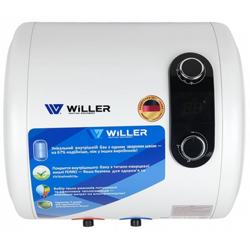 Бойлер 30 л WILLER горизонтальний (EH30RI-Horizon) EH30RI-Horizon фото