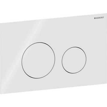Змивна клавіша Geberit Sigma40, круглої форми, подвійний змив (115.628.SI.1) 115.628.SI.1 фото