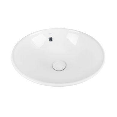 Раковина-чаша Qtap Robin 410х410х180 White з донним клапаном Білий (QT1311A004W) QT1311A004W фото