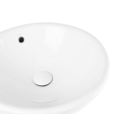 Раковина-чаша Qtap Robin 410х410х180 White з донним клапаном Білий (QT1311A004W) QT1311A004W фото