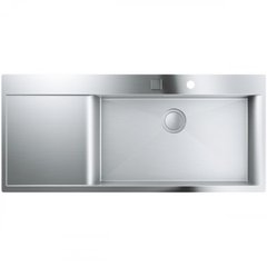Мойка GROHE EX Sink K1000 из нержавеющей стали с крылом слева (31582SD0)