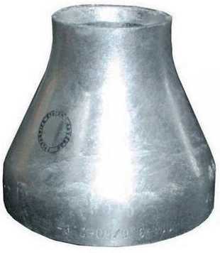 Переход стальной концентрический оцинкованный 108х76 (100х65) (0032499) 0032499 фото