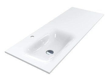 Умывальник JESSEL 1200 L MIRAMARBLE Miraggio Белый (0001057) 0001057 фото