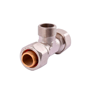 Трійник 20x3/4x20 General Fittings, з зовнішньою різьбою (гайка) (5E0011N052020A) 5E0011N052020A фото
