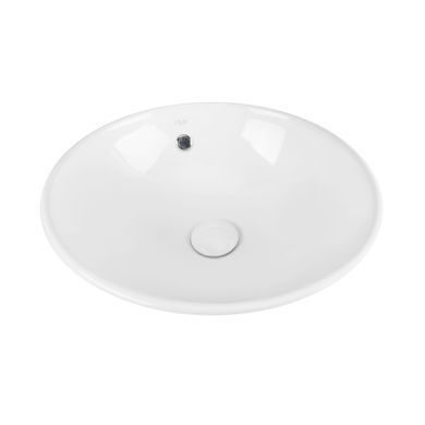 Раковина-чаша Qtap Robin 383х383х175 White з донним клапаном Білий (QT1311L408W) QT1311L408W фото