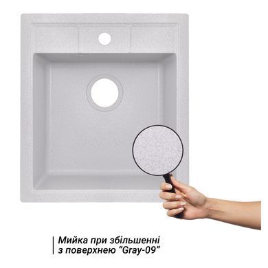 Кухонная мойка Lidz 460х515/200 GRA-09 Серый (LIDZGRA09460515200) LIDZGRA09460515200 фото