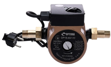 Насос циркуляционный Optima Optima OP15-40 130мм + гайки + кабель с вилкой (OP15-40-130) OP15-40-130 фото