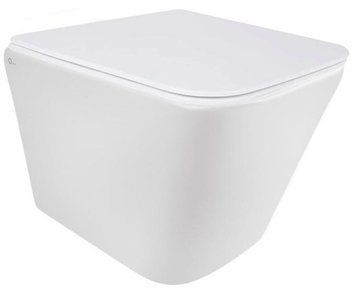 Подвесной унитаз Qtap Tern без ободка с сиденьем Soft-close Белый (QT1733052ERW) QT1733052ERW фото