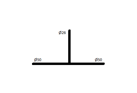 Bonomi тройник редукционный для пресс систем 50×26×50 4031502650 фото