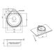 Кухонна мийка IMPERIAL 4539 Micro Decor 0,8 мм (IMP4539DEC) IMP4539DEC фото 2