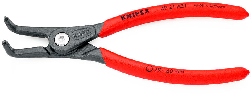 Набір щипців, для стопорних кілець, в чохлі - сумці KNIPEX, 8 шт (00 19 58 V02) 00 19 58 V02 фото
