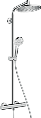Душова система HANSGROHE CROMETTA S 240 1jet Showerpipe (27267000) VRB-15400Z фото