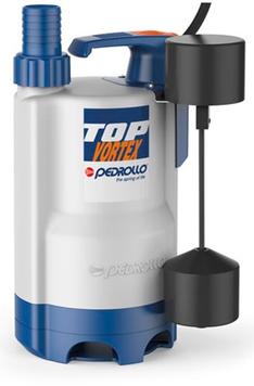 Дренажний насос Pedrollo TOP 3 - VORTEX/GM, 10.8 м&sup3;/год, 8.50 м, 0.55 кВт, з вертикальним поплавковим вимикачем (48TOPV13A1USJR) 48TOPV13A1USJR фото