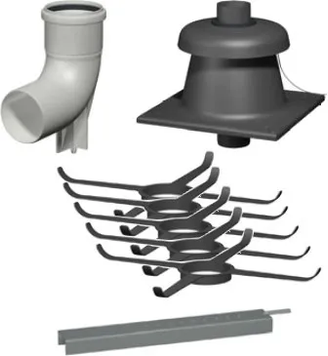 Базовий комплект шахти димоходу Viessmann 80/125 (7194305) 7194305 фото