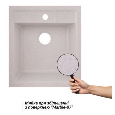 Кухонная мойка Lidz 460х515/200 MAR-07 Бежевый (LIDZMAR07460515200) LIDZMAR07460515200 фото