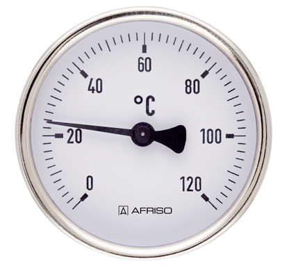 Термометр накладной с креплением на магнитах Ø80 0/120°С AFRISO 63653 фото