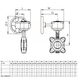 Задвижка DN100 с РЕДУКТОРОМ &Prime;BUTTERFLY&Prime; EPDM -10/+120&deg;C Brandoni S.p.A. (высокопрочный чугун) (J9.100100R16C) J9.100100R16C фото 2
