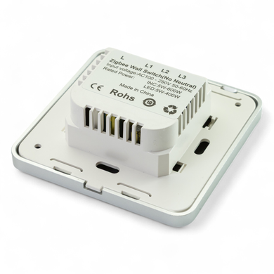 Умный сенсорный выключатель Tervix Pro Line ZigBee Touch Switch (3 клавиши), без нуля (438131) 438131 фото
