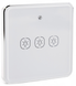 Умный сенсорный выключатель Tervix Pro Line ZigBee Touch Switch (3 клавиши), без нуля (438131) 438131 фото 1