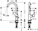 Смеситель для мойки Hansgrohe Logis, Хром (71130000) 71130000 фото 2