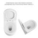 Унітаз підвісний Robin Ultra Quiet сидіння Slim Duroplast/Soft-close/Quick relase 520x365x365 мм Білий (QT13332381AW) QT13332381AW фото 8