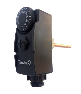 Термостат погружний Tervix ProLine, 0-90С поверхнева регуляція, G1/2", гільза 100мм 102010 фото