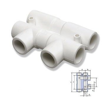 Распределительный узел Wavin Ekoplastik - 25мм (SRAO02520X) SRAO02520X фото