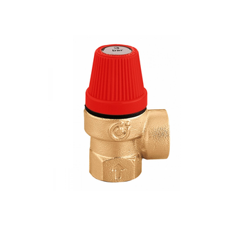 Запобіжний клапан 3/4" х 3/4" ВВ 3 bar CALEFFI мембранний (311530) 311530 фото