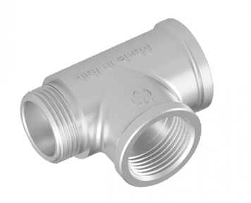 Трійник 3/4" ЗВВ General Fittings нікель (270017N050505A) 270017N050505A фото