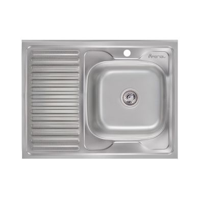 Кухонна мийка IMPERIAL 6080-R Decor 0,8 мм (LIDZ6080RSAT8) LIDZ6080RSAT8 фото