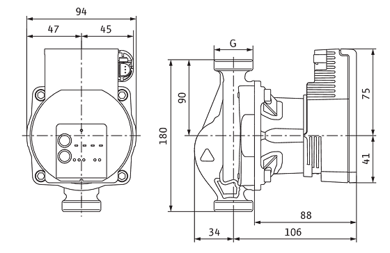 Насос циркуляционный Wilo VARIOS PICO-STG 25/1-8 (4232743) 4232743 фото