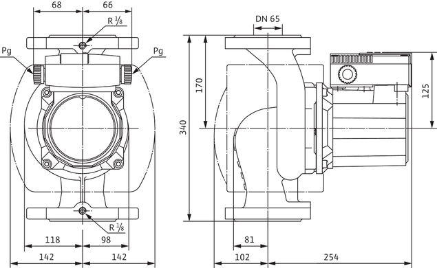 Циркуляционный насос Wilo TOP-S 65/13 (3~400/230 V, PN 6/10) (2165538) 2165538 фото