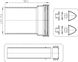 Кріпильний набір DN110 для підвісного унітазу HL Hutterer & Lechner HL222/1 HL222/1 фото 2