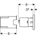 Сливная клавиша пневматическая Geberit, дистанционная (116.051.KV.1) 116.051.KV.1 фото 4