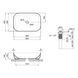 Раковина-чаша Qtap Robin 610х400х145 Matt black с донным клапаном Чёрный (QT132143PMBMB) QT132143PMBMB фото 2