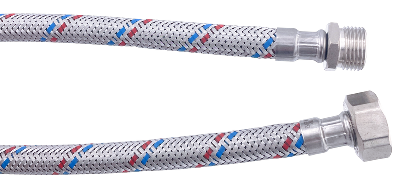 Шланг для подвода воды Fil - nox 3/8"x 1/2" 50 см НВ, нержавейка (001050003/UKR) 001050003/UKR фото