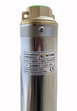 Свердловинний насос 3,5SDm2/22, 1,1 кВт OPTIMA (14130) 14130 фото