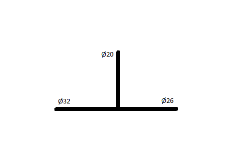 Bonomi тройник редукционный для пресс систем 32×20×26 4031322026 фото