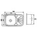 Кухонна мийка IMPERIAL 7549 Micro Decor 0,8 мм (LIDZ7549MICDEC) LIDZ7549MICDEC фото 4