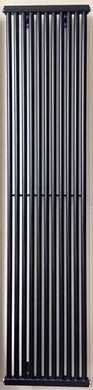 Вертикальний трубчастий радіатор PS Style 1 H-1800 мм, L-441 мм Betatherm з боковим підключенням PS 1180/12 9005M 34 фото