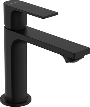 Смеситель hansgrohe Rebris E CoolStart для раковины со сливной арматурой, матовый, Черный (72559670) 72559670 фото