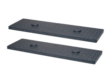 Вставна деталь HL Hutterer & Lechner GmbH HL531U 120 &times; 20 &times; 2 см, двокомпонентна Hutterer & Lechner HL531U Темно-сірий (HL531U) HL531U фото