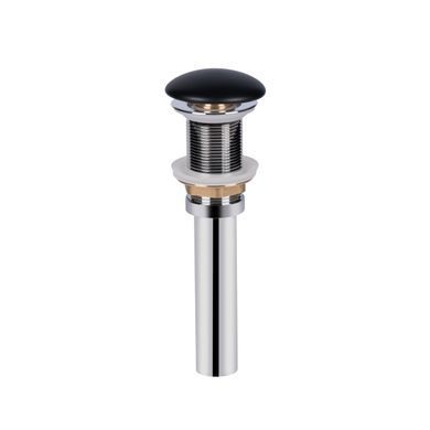 Раковина-чаша Qtap Scorpio 505х385х120 Matt black з донним клапаном Чорний (QT142202MBMB) QT142202MBMB фото
