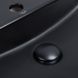 Раковина-чаша Qtap Scorpio 505х385х120 Matt black з донним клапаном Чорний (QT142202MBMB) QT142202MBMB фото 5