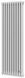 Трубчастий радіатор Multicolumn H=1500 3-12 (секцій) конф.0 (бокове 1/2") RAL9016 DeLonghi 0Q0031500120000 фото 1