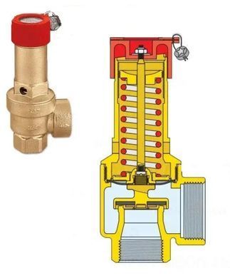 Предохранительный клапан 3/4" х 1" ВВ 1,5 бар 5&divide;110&deg;C мембранный (527515EST) 527515EST фото