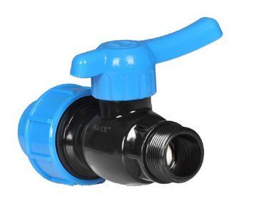 Кран кульовий ПЕ &Oslash;40x 1 1/4" з зовнішньою різьбою (85565) 85565 фото