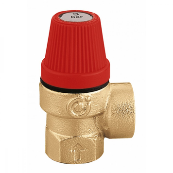 Запобіжний клапан 3/4" х 3/4" ВВ 8 bar CALEFFI мембранний (311580) 311580 фото