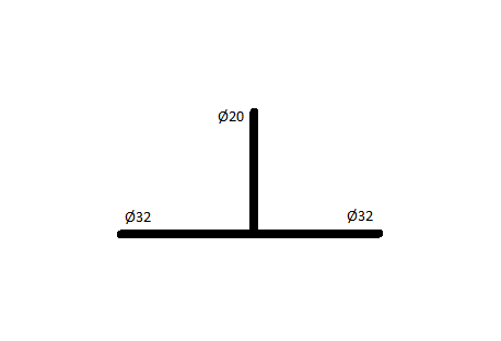 Bonomi тройник редукционный для пресс систем 32×20×32 4031322032 фото